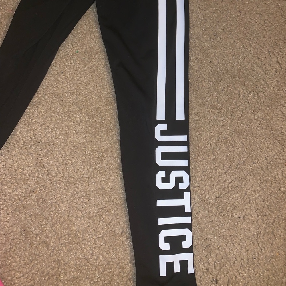 Justice leggings (good condition)